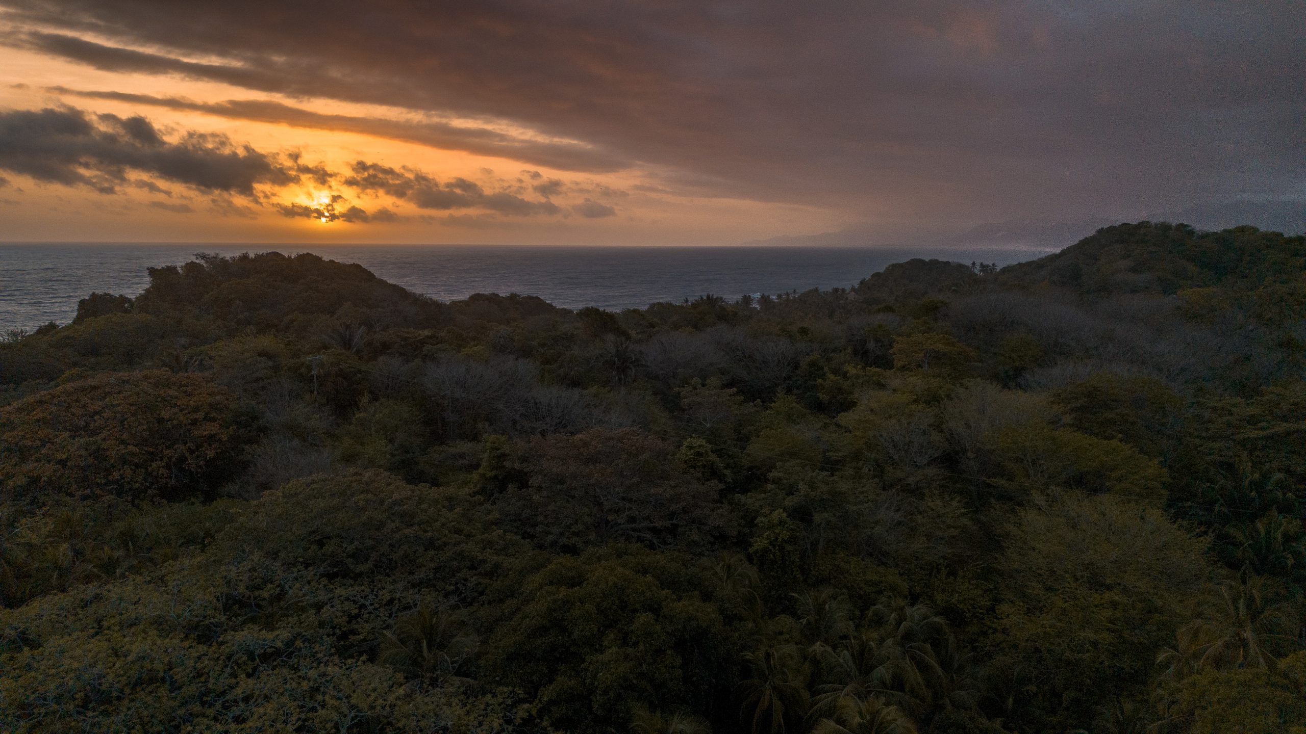 Playas del Tayrona vistas desde el aire durante una Bachelorette en Colombia